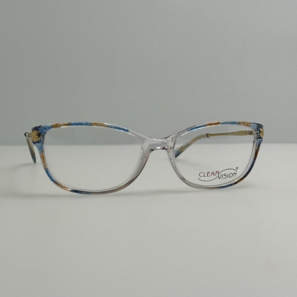 Clear Vision Eyeglasses Eye Glasses Frames Annie Blue Mix 52-16-130